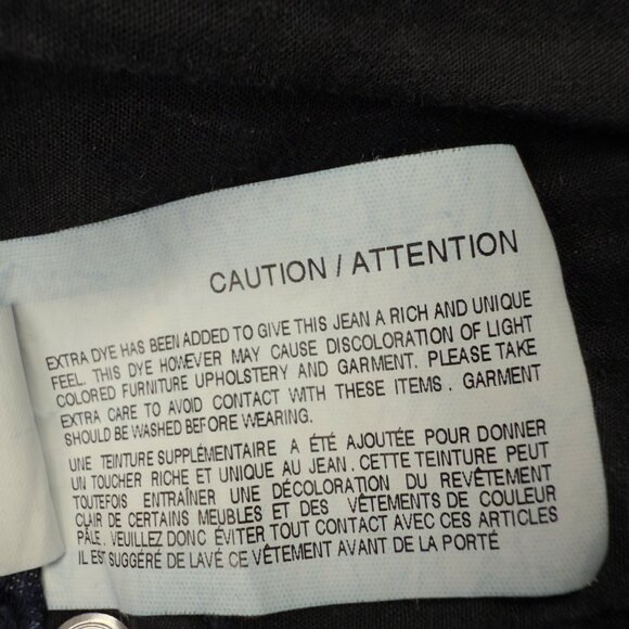 IRIS SETLAKWE Made in Canada Dark Indigo‎ Rinse Stretch Skinny Jeans Size 28 - Picture 6 of 6